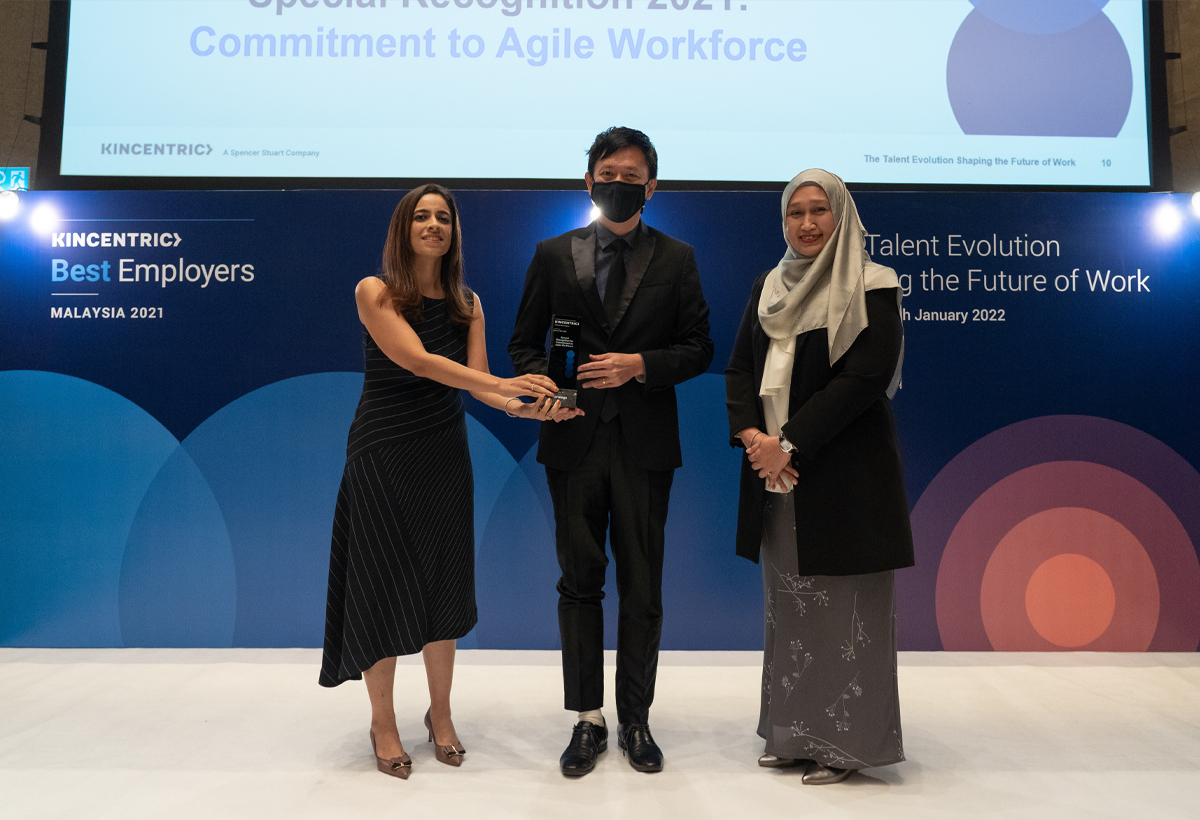 Special Recognition for Commitment to Agile Workforce