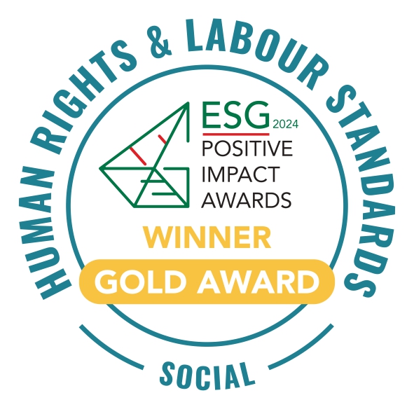 Wins Gold at ESG Positive Impact Awards