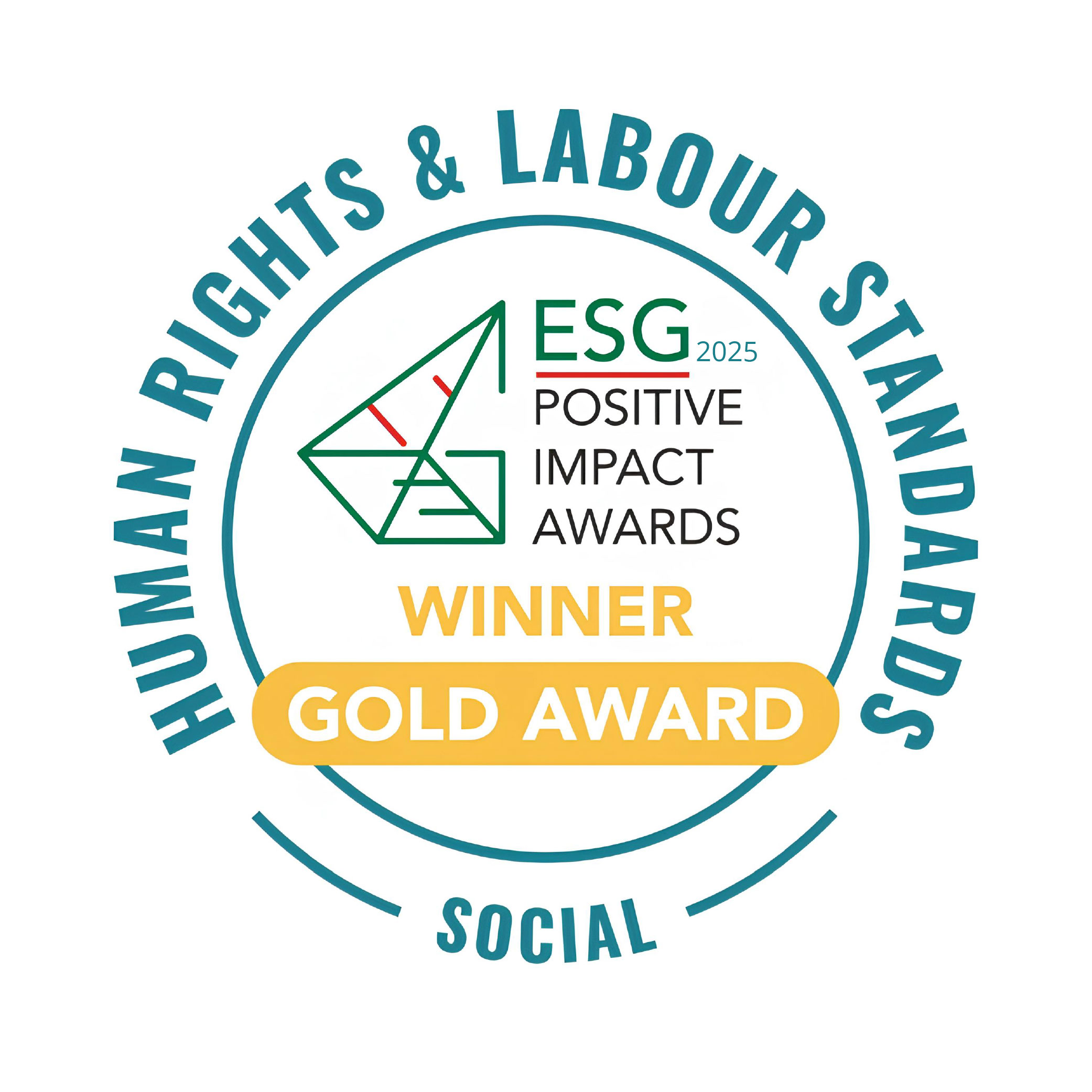 Wins Gold at ESG Positive Impact Awards